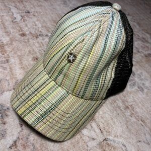 Obey Multicolor Striped Trucker Hat